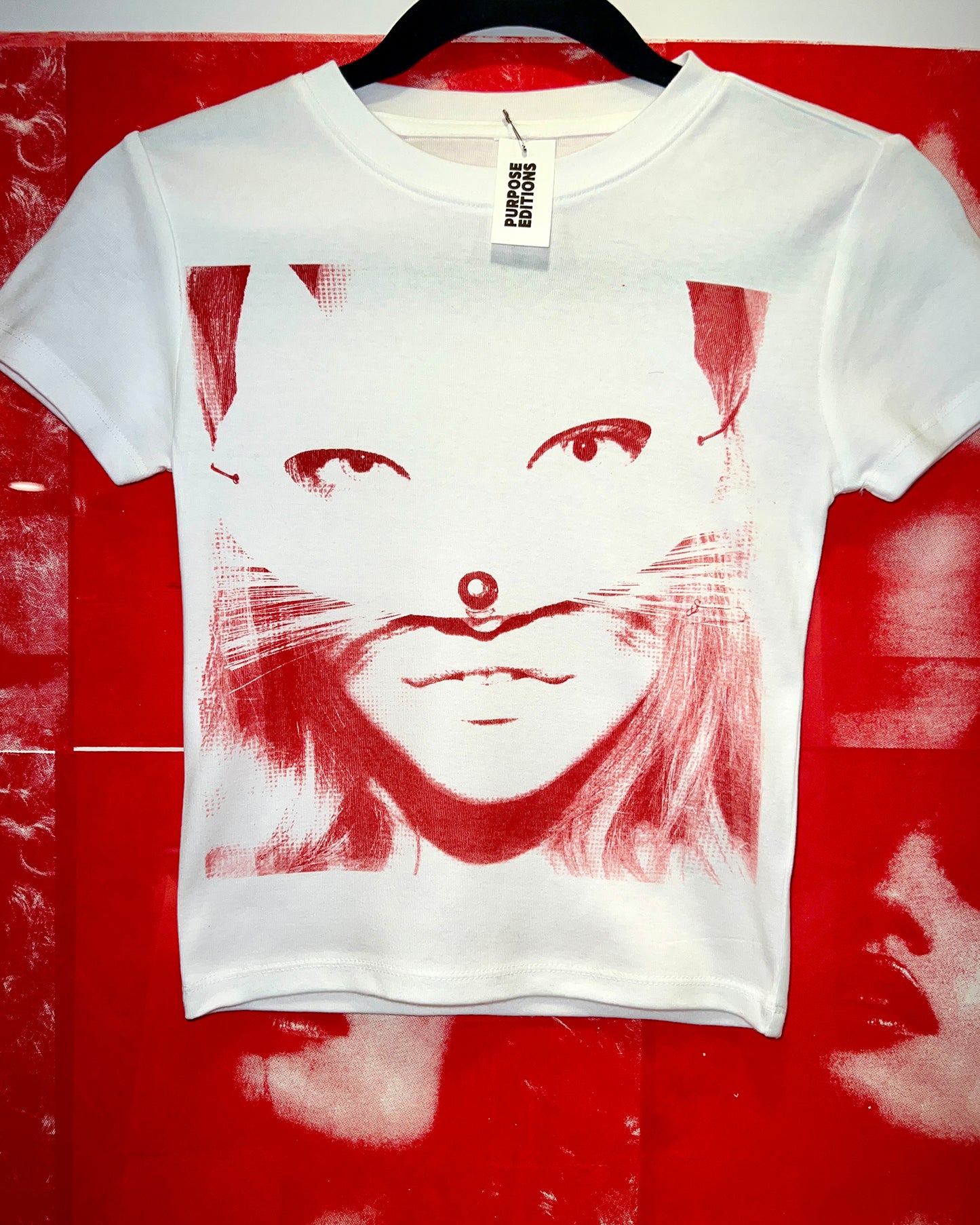 KAT BABY CROP T PURPOSE EDITIONS one of one AP xs