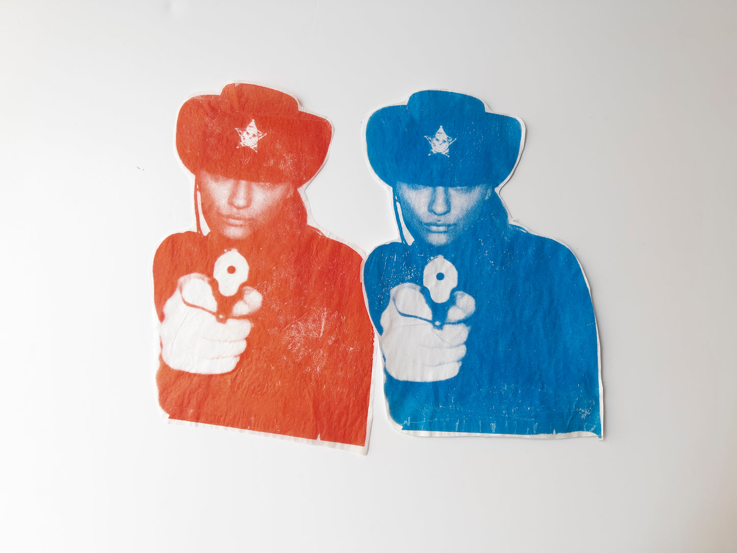 PURPOSE SHERIFF T SHIRT(white shirt)red .blue or black sheriff