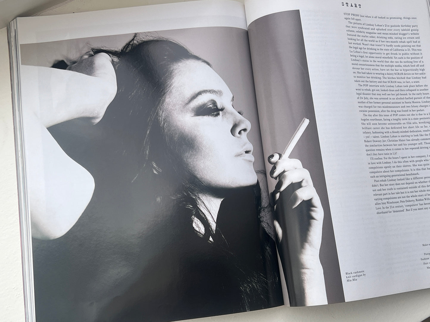 POP MAG 16 2007 LINDSAY LOHAN