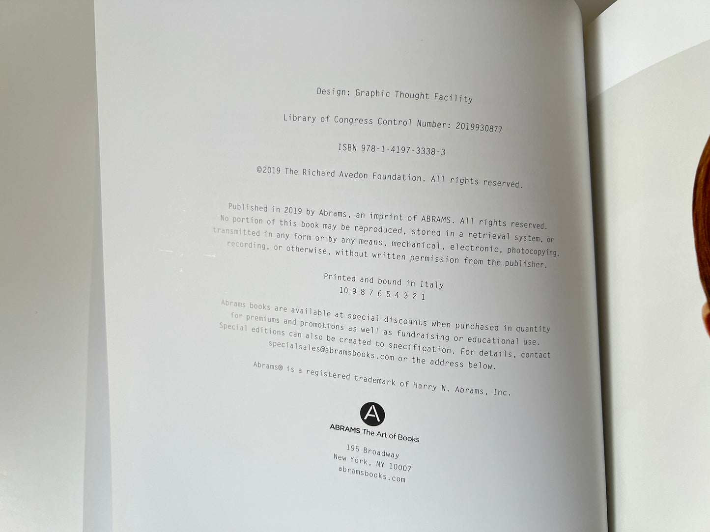 AVEDON advertising