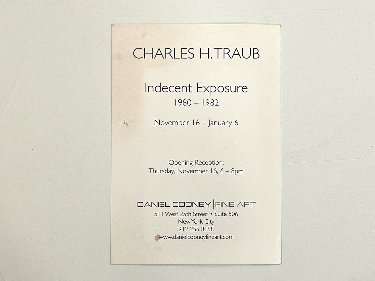 CHARLES H TRAUB ANNOUNCEMENT CARD
